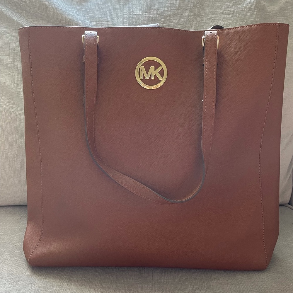 Sold- Michael Kors Brown Tall Tote